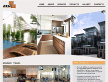 Tablet Screenshot of acu.com.sg